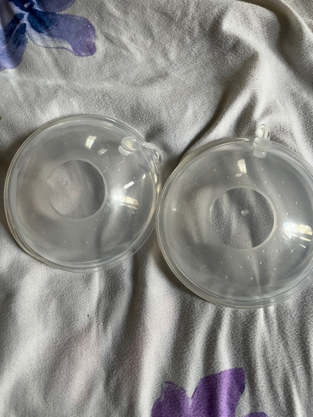 Clear Silicone Breast Pump Flanges - Pair